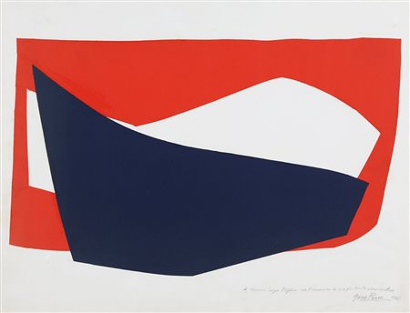 GINA PANE 1939 - 1990 Senza titolo, 1968 Collage di cartoncini su carta, cm....