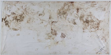 HERMANN NITSCH 1938 62 aktion, 1978 Tecnica mista su tela, cm. 88 x 176...