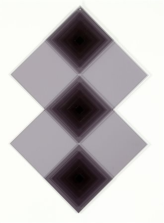 FERNANDA FEDI 1940 Modulare grigio trasparente n.3, 1976 Plexiglas con tre...