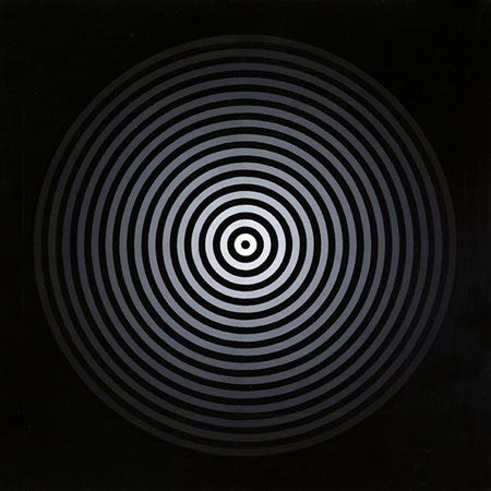 MARINA APOLLONIO 1940 Gradazione 15 grigio su nero, 1971 Acrilico su tela,...