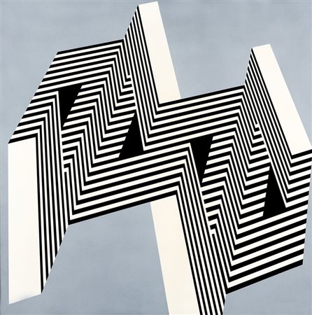 FRANCO GRIGNANI Psicoplastica 505, 1973 Acrilico su cartone schoeller, cm. 73...