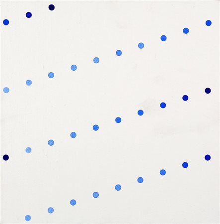 ANTONIO SCACCABAROZZI 1936 - 2008 3 presente cm. 3 ->/1 / 2 , 1979 Acrilico...