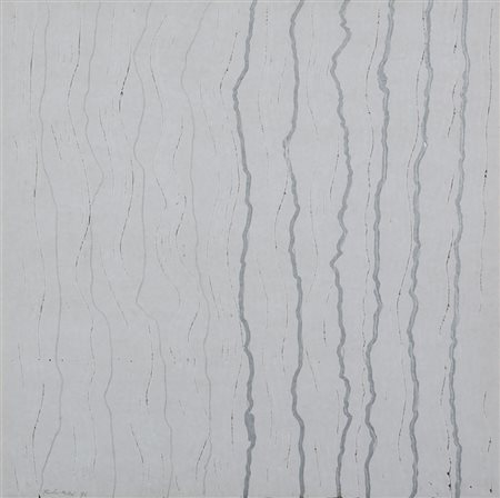 PAOLO MASI 1933 Senza titolo, 1976 Pennarelli su cartone inciso, cm. 40 x 40...