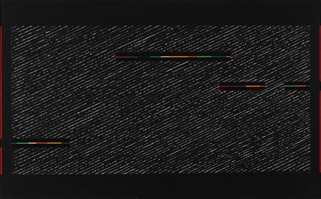 GOTTARDO ORTELLI 1938 - 2003 Misure e territorio, 1972 Acrilico su tela, cm....