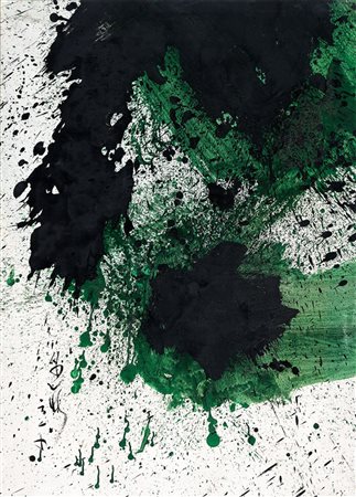 TSAI HSIA LING 1936 Senza titolo, 1961 Olio su tela, cm. 107 x 76 Firmato e...