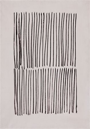 ARTURO VERMI 1928 - 1988 Atto unico, 1964 Olio su tela, cm. 100 x 80 Firmato...