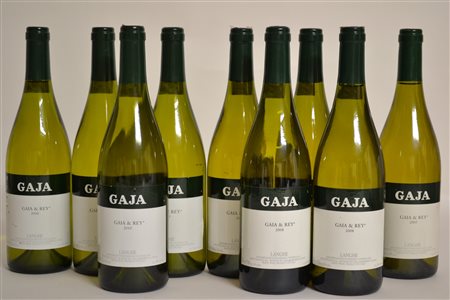Gaja &amp; Rey Gaja Langhe, DOC 2010 - 4 bt 2008 - 4 bt 2005 - 1 bt 9 bt E...