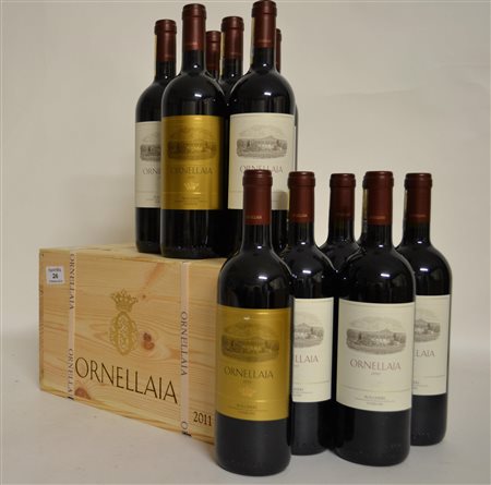 Ornellaia 2011 Bolgheri Superiore, DOC 18 bt (sei bt in csl) E