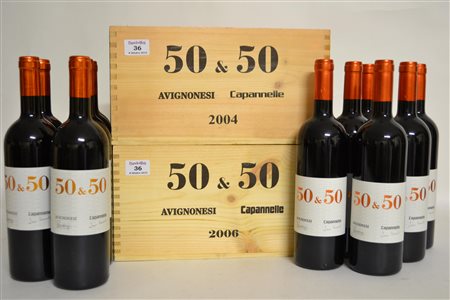 Capannelle 50&amp;50 Avignonesi Toscana, IGT 2008 - 6 bt csl 2006 - 12 bt csl...