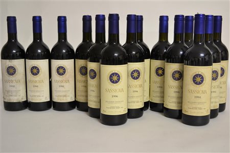 Sassicaia Tenuta San Guido Bolgheri Sassicaia, DOC 1998 - 3 bt 1996 - 6 bt...