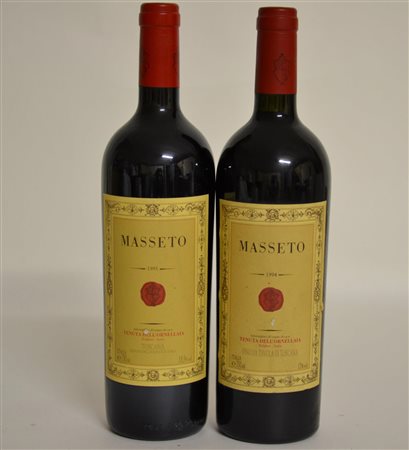 Masseto Toscana, IGT 1995 - 1 bt 1994 - 1 bt 2 bt E Etichette danneggiate