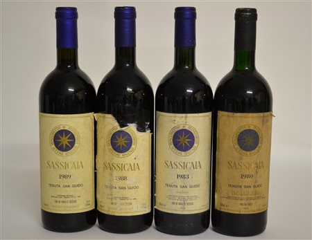 Sassicaia Tenuta San Guido Bolgheri Sassicaia, DOC 1989 - 1 bt 1988 - 1 bt...