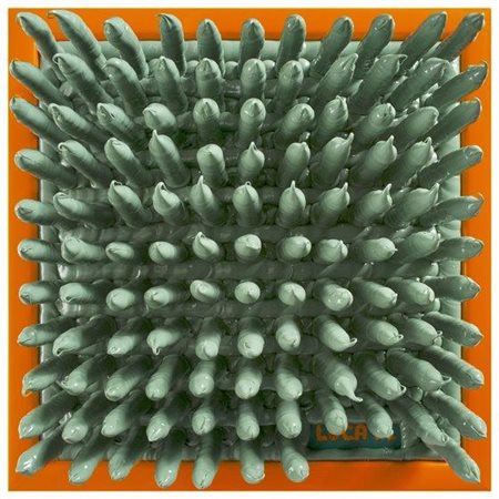 Luca Moretto Jesolo 1976 SINTESI 009/13 2013 Silicone su tavola 35x35...