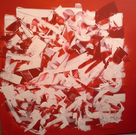 william raffredi Milano 1986 senzatitolo 2014 acrilico/spatolato 60x60