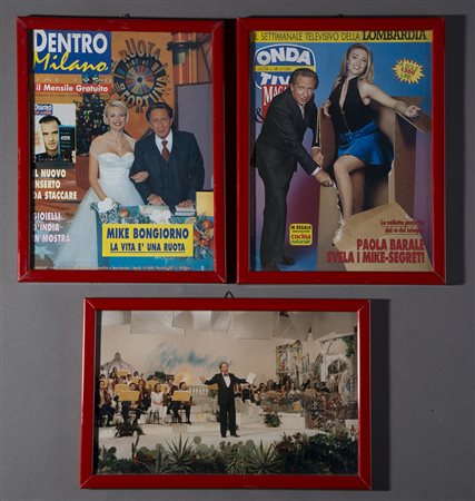 Lotto composto da due copertine di diverse testate giornalistiche con Mike e...