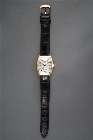 FRANCK MULLER Orologio da polso da uomo in oro 18K di forma tonneau Anni 1990...