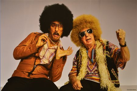 Mike e Fiorello "figli dei fiori" - Foto Andrea Sabatello