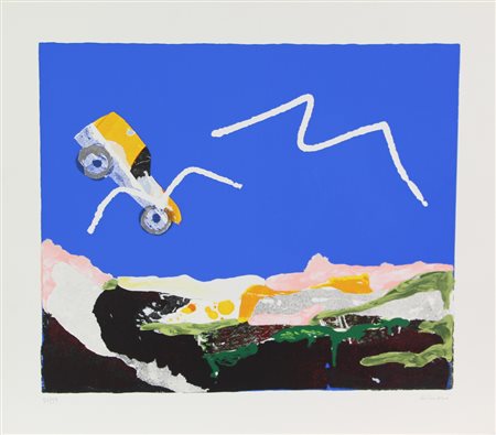 Giorgio Chiesi, Orizzonti, 1994, serigrafia polimaterica su cartoncino, cm....