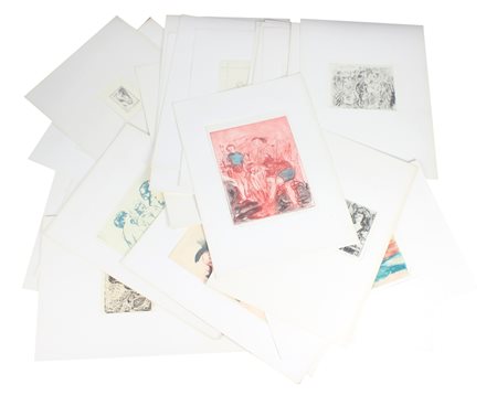 Aligi Sassu, Opera Grafica Incisa dal 1929 al 1962, 1963, cartella composta...