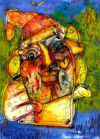 Martino Delego, Illuso, ehm,.. ma... solo,, in.. apparenza, 2014, tecnica...