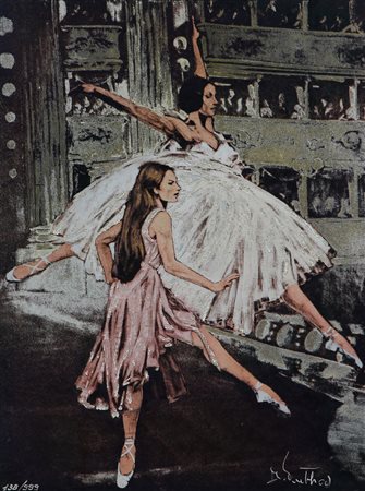 Dolores Puthod, Omaggio a Carla Fracci, multiplo su lastra in argento 800...