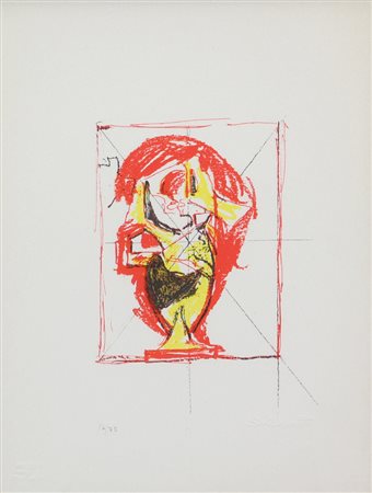 Graham Sutherland, Senza titolo, litografia su carta, cm. 32x24, es. 16/75,...