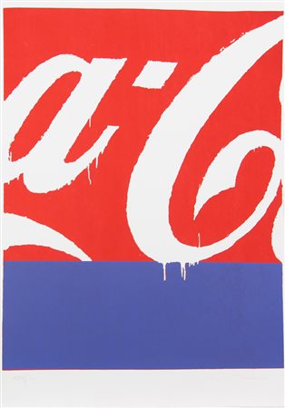 Mario Schifano, Coca-Cola, serigrafia su carta, cm. 100x70, es. XXII/L,...