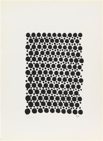 Gastone Biggi, Senza titolo, 1967, litografia su carta, cm. 33x24, es....