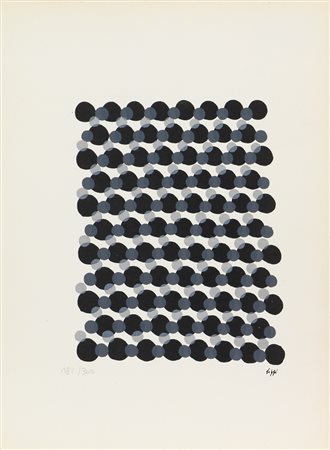 Gastone Biggi, Senza titolo, 1967, litografia su carta, cm. 33x24, es....