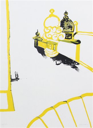 Remo Brindisi, Venezia, serigrafia su carta, cm. 88x64, es. 42/150, firmata...