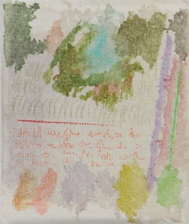 Riccardo Guarneri, Senza titolo, 1998, acrilico su tela, cm. 7x6, siglato al...