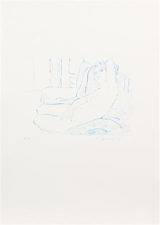 Ignoto, Senza titolo, 1980, incisione su carta, cm. 70x50 (lastra cm....