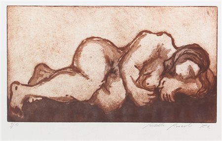 Ignoto, Senza titolo, 1972, incisione su carta, cm. 50x70 (lastra cm....