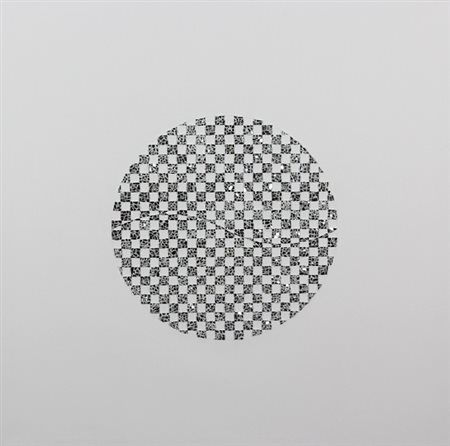 Zanuso Giorgia, L'Abbraccio, 2015, applicazioni di pietre su tela, cm....