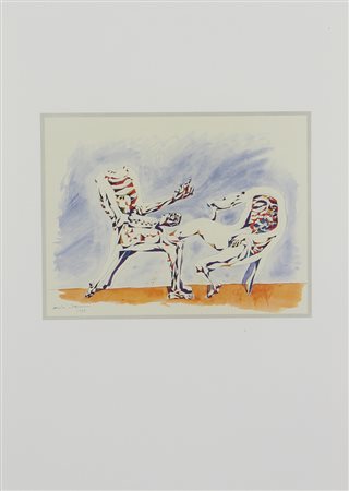 Andrà Masson, Conversation de Meubles, 1981, stampa offset su carta della...