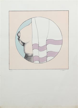 Herman Albert, Senza titolo, litografia su carta, cm. 70x50, es. 59/60,...