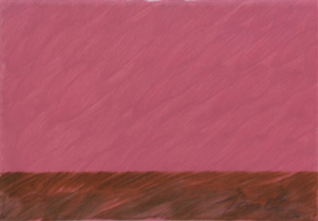 Ettore Sordini, Paesaggio, 1998, olio su tela, cm. 13x17,5, firmato in basso...