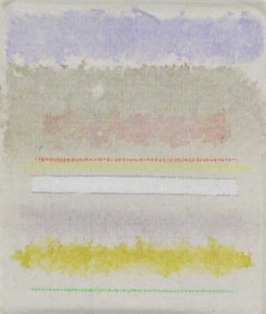 Riccardo Guarneri, Senza titolo, 1998, acrilico su tela, cm. 7x6, siglato al...