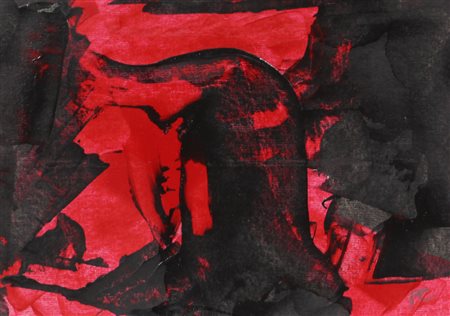 Massimo Csaba Pal, Senza titolo, tecnica mista su cartoncino, cm. 16x23,...