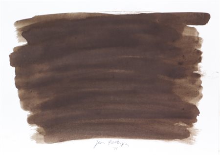 Jean Messagier, Il Recupero della Memoria, 1992, acquerello su carta, cm....