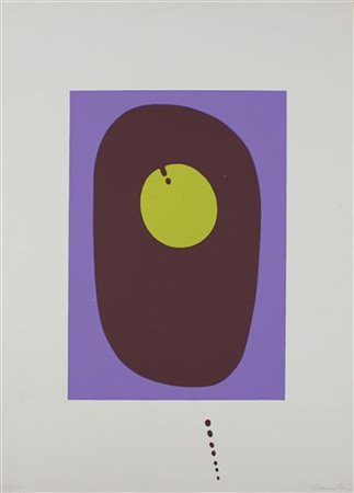 Plinio Mesciulam, Senza titolo, serigrafia su carta, cm. 70x50, es. 42/100,...