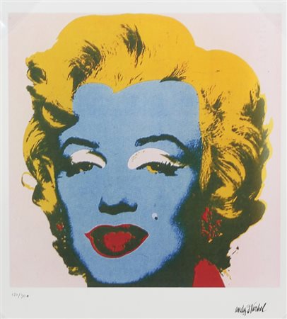 Andy Warhol, Marilyn, 2010/2011, litografia grafic printed su carta Arches...