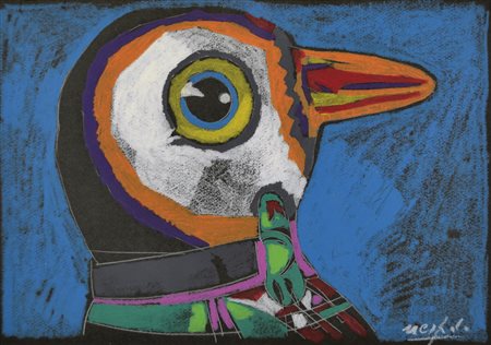 NESPOLO UGO Mosso Santa Maria (Vc) 1941 senza titolo tecnica mista su carta...