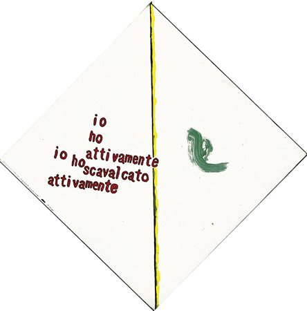 CARREGA UGO Genova 1935 - Milano 2014 Rinnovare ad ogni sole 1968 acrilici su...