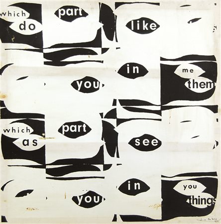 DE VREE PAUL Anversa 1909 - 1982 Which part do you like? 1973 tela...