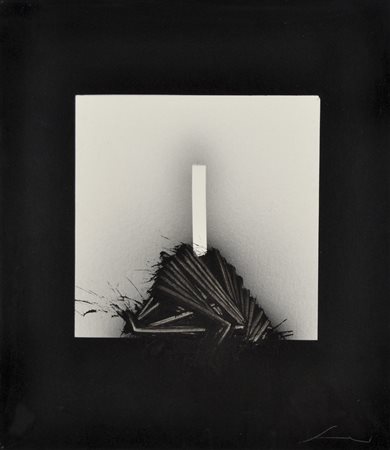 SCANAVINO EMILIO Genova 1922 - Milano 1986 senza titolo tecnica mista su...