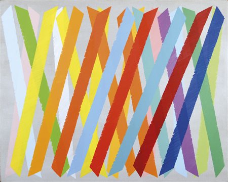 DORAZIO PIERO Roma 1927 - Perugia 2005 Expluribus IV 2001 olio su tela 80x100...