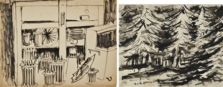 SCHULTZ RAOUL Isola Lero (Grecia) 1931 - Venezia 1971 Soggetti vari lotto di...