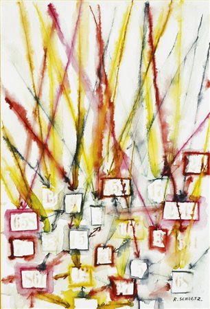 SCHULTZ RAOUL Isola Lero (Grecia) 1931 - Venezia 1971 senza titolo tecnica...