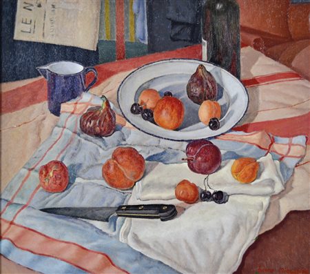 MINASSIAN LEONE Costantinopoli 1905 - Venezia 1978 Natura morta 1931 olio su...